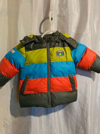 blouson multicolore de Boboli 1 an réf 17 P