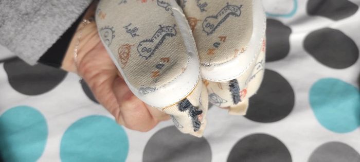 Basket chaussures bébé dinausaure - photo numéro 4