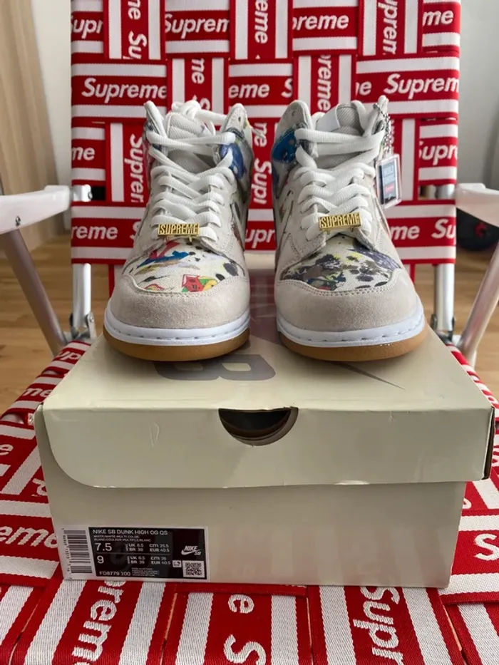 Nike SB Dunk High Supreme Rammellzee - photo numéro 16