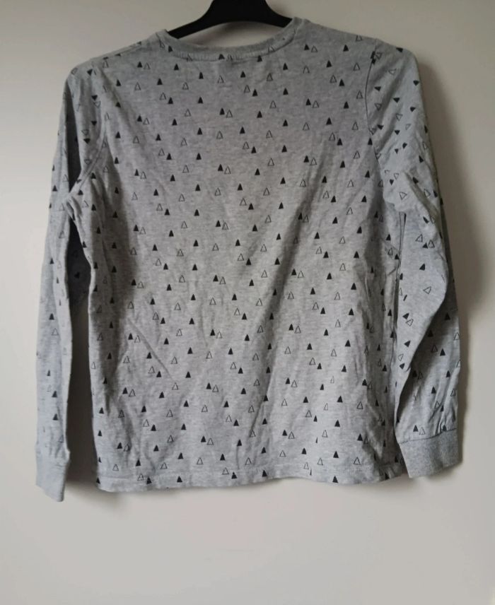 T-shirt/Pull fin Longue Manche Gris à Motif Têtes de Cerf 14ans - photo numéro 2