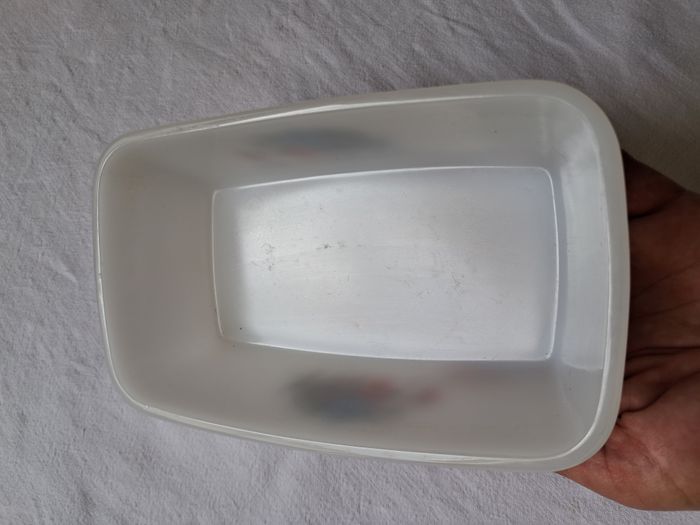 Lot 3 beurriers raviers plats Arcopal motifs fleurs ancien vintage - photo numéro 6