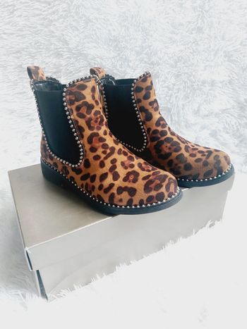 Bottines léopard