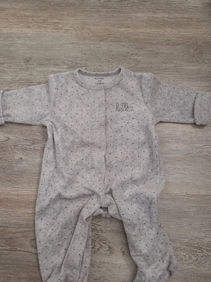 Lot 9 pyjamas fille rose blanc gris - photo numéro 5