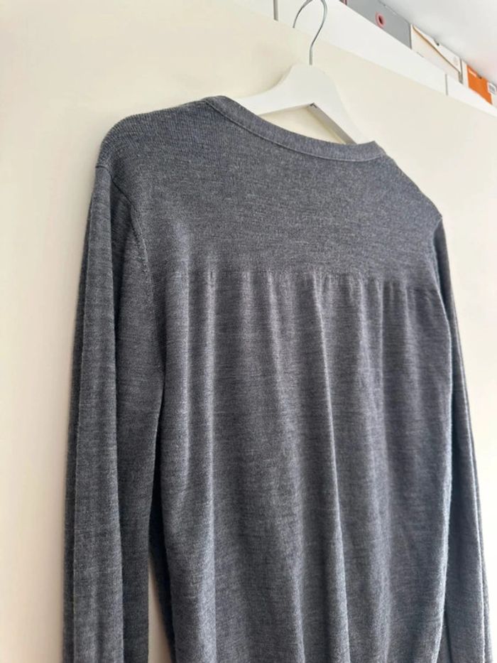 Cardigan homme Hugo Boss Orange homme - gris foncé - taille M - photo numéro 7