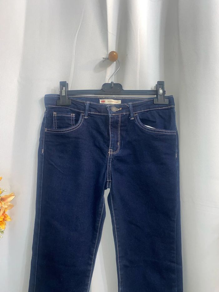 Jean Levi’s 710 Super Skinny elastane bleu foncé taille 16 ans neuf - n14m - photo numéro 2
