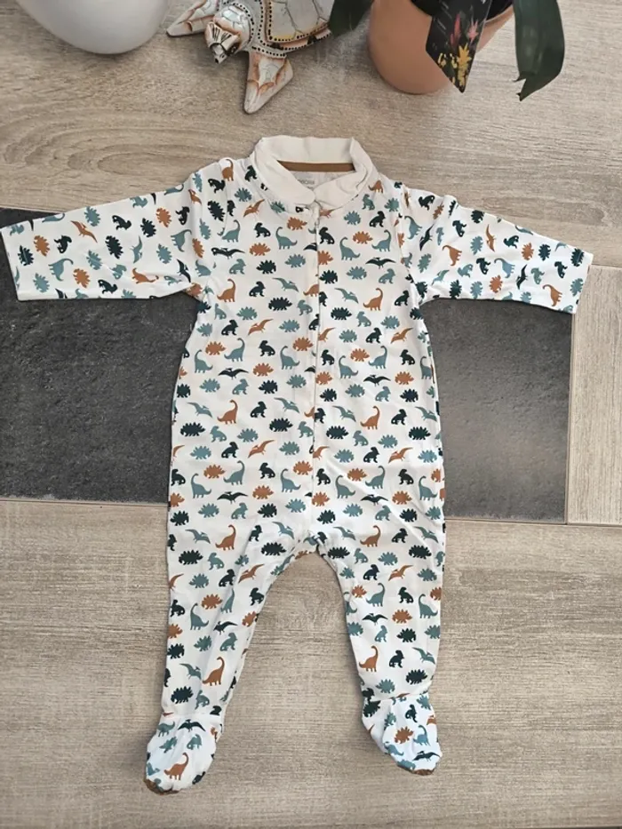 Pyjama grenouillère légère garçon 12 mois obaibi - photo numéro 2