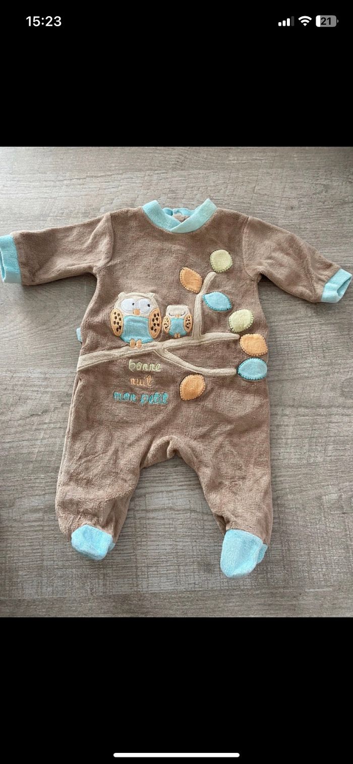 Lot de 5 pyjamas 1 mois - photo numéro 6