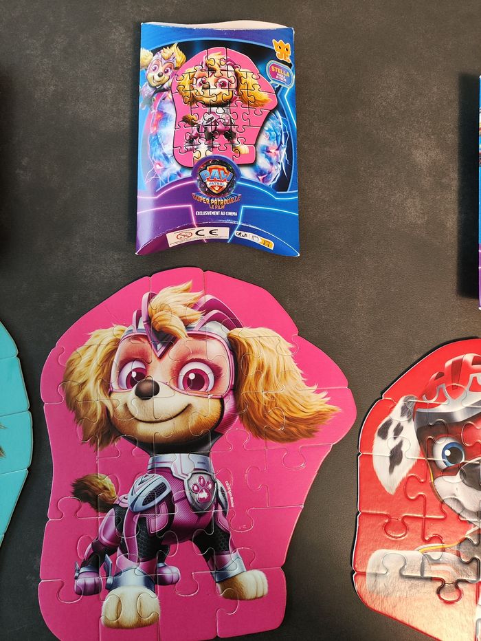 Lot de 5 puzzles Pat'Patrouille – Burger King - photo numéro 3