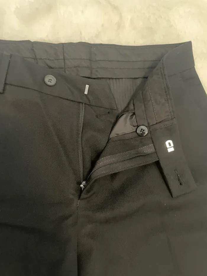 Pantalon de costume noir taille 42 neuf - photo numéro 2