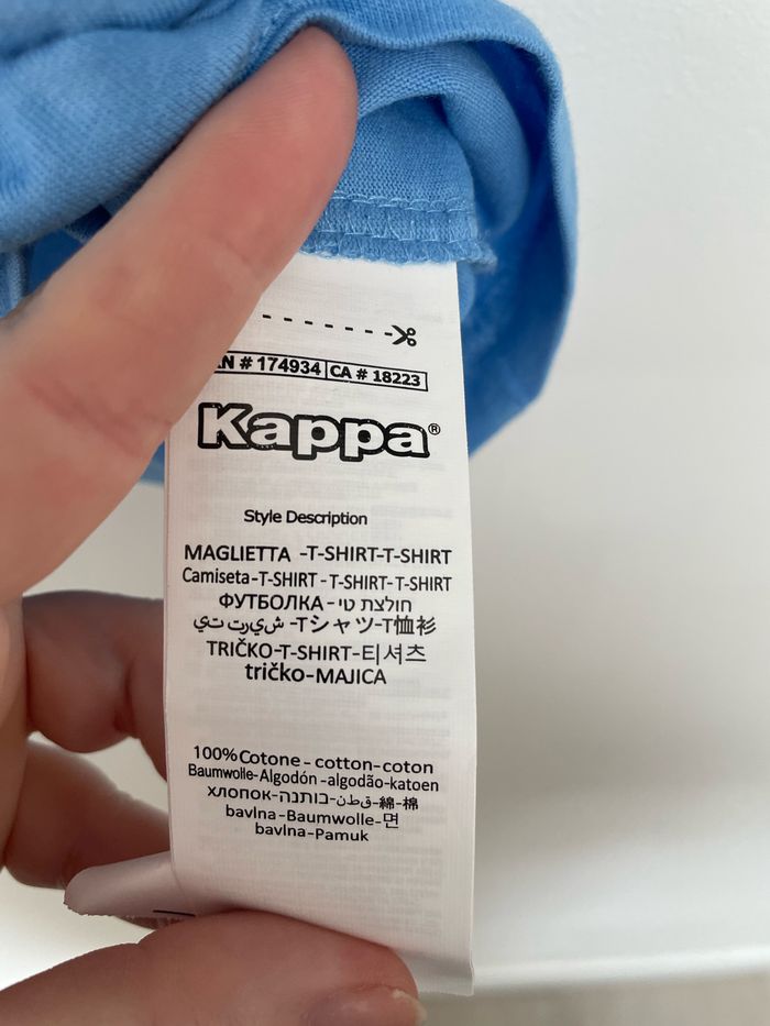 Tee shirt enfant Kappa 8 ans neuf
