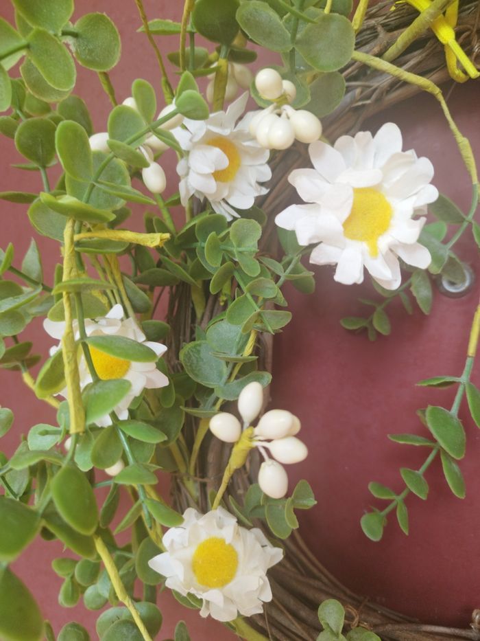 Couronne porte marguerites 25 cm - photo numéro 2