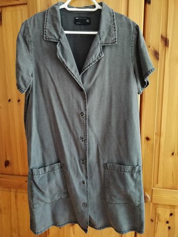 Robe fluide grise denim M
