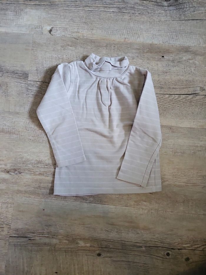 T-shirt col roulé fille In Extenso 3 ans