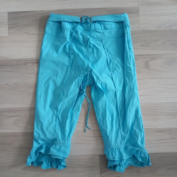 Pantacourt femme turquoise No Excuse taille 38 - photo numéro 5