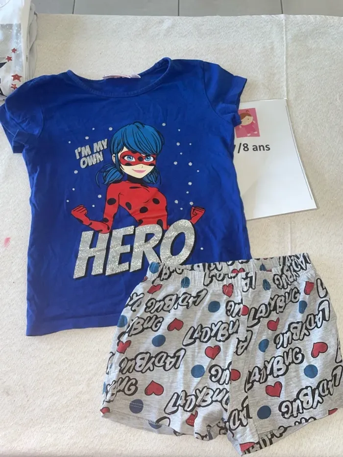 Pyjama, Miraculous, Ladybug, huit ans