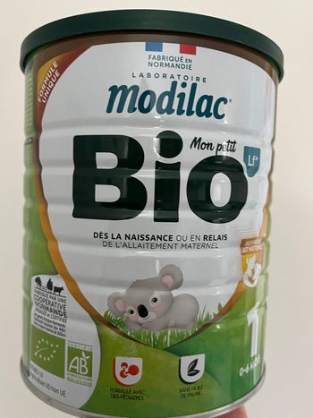 Lait modilac bio 1