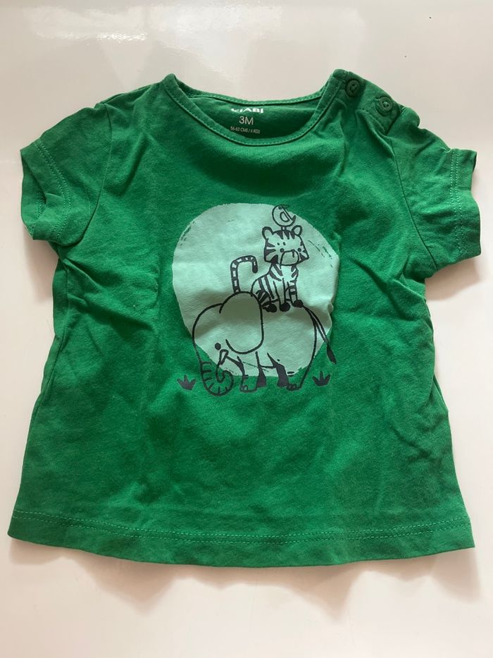 T-shirt vert kiabi