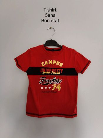 T shirt ML 5 ans