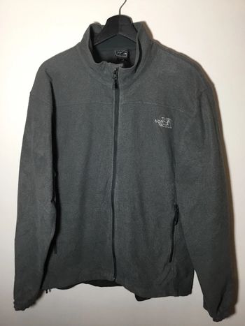 Veste polaire type softshell pour homme The North Face gris foncé taille L 056