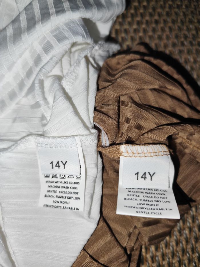 Lot de 2 hauts d'été fille en 14 ans , neufs - photo numéro 4