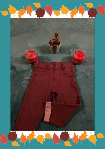 Pantalon Kiabi Bordeaux taille 12 mois