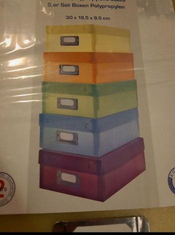 Lot de 5 boîtes neuf