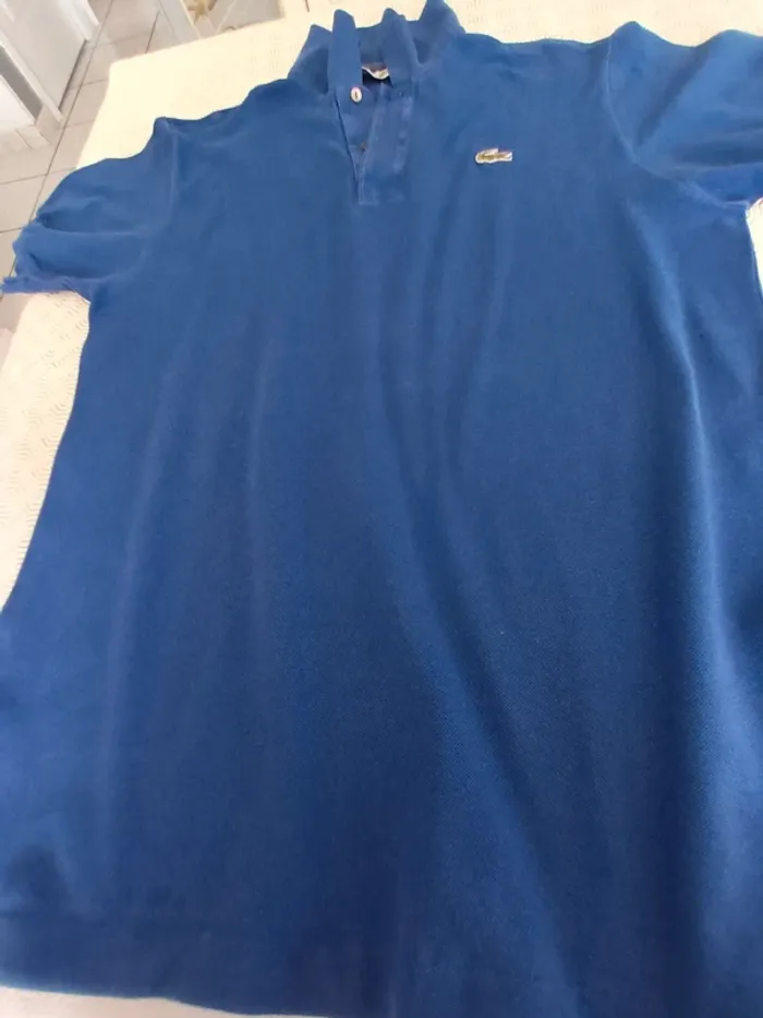 Polo Lacoste T 40/42 bleu - photo numéro 5