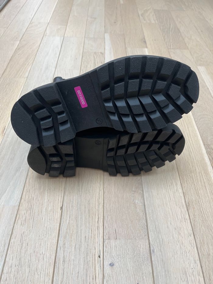 Boots en cuir Galeries Lafayette - photo numéro 5