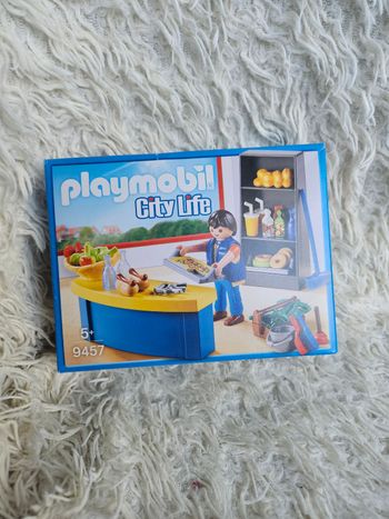 Jouet - jeux de construction playmobil 9457 surveillant avec boutique - Neuf