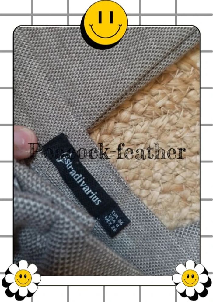 Pantalon large stradivarius beige 36 - photo numéro 2