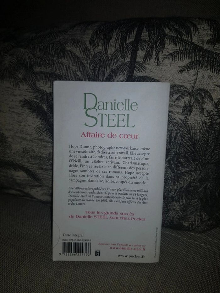Livre Danielle Steel Affaire de cœur - photo numéro 2