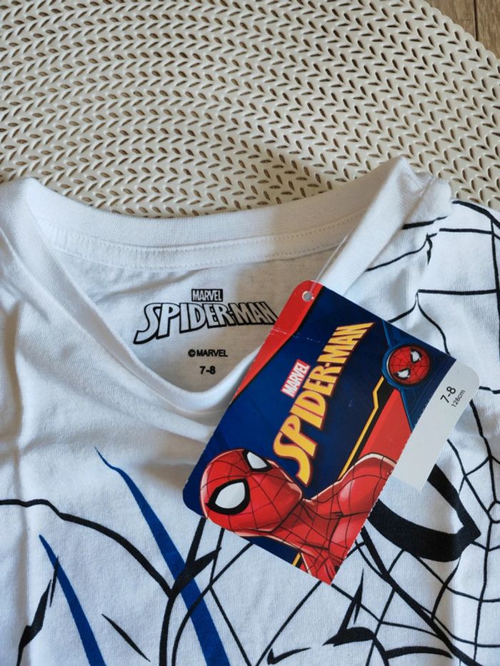 Pyjama 2 pièces été Spiderman 100% coton Neuf - photo numéro 3