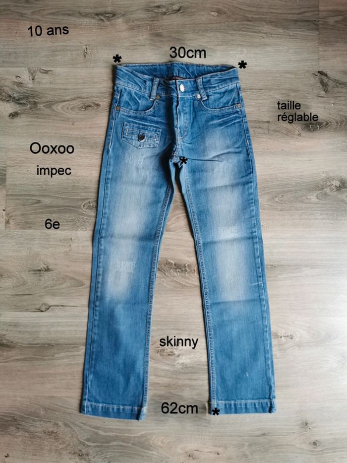 Jean skinny Ooxoo 10 ans impeccable