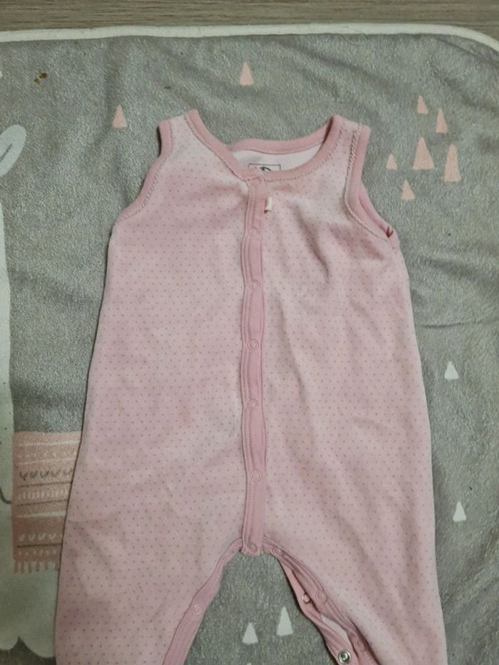 Pyjama petit bateau 3 mois sans manches - photo numéro 3