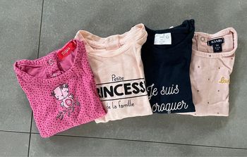Lot 4 tee-shirt BBF - 3mois