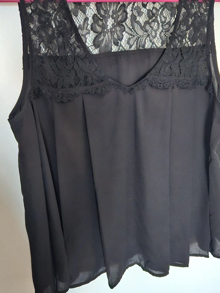 Blouse ample plissée et dentelle Nafnaf 42 - photo numéro 5