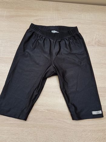 Bermuda cycliste noir moulant Domyos