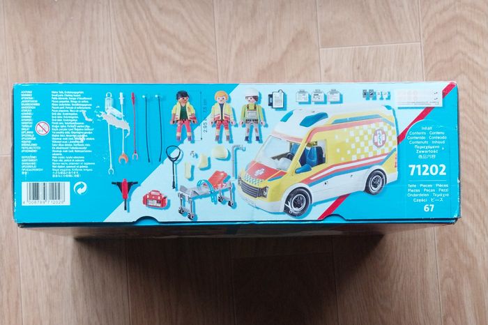 Playmobil City Life 71202 Ambulance avec effets lumineux et sonore neuf scellé - photo numéro 5