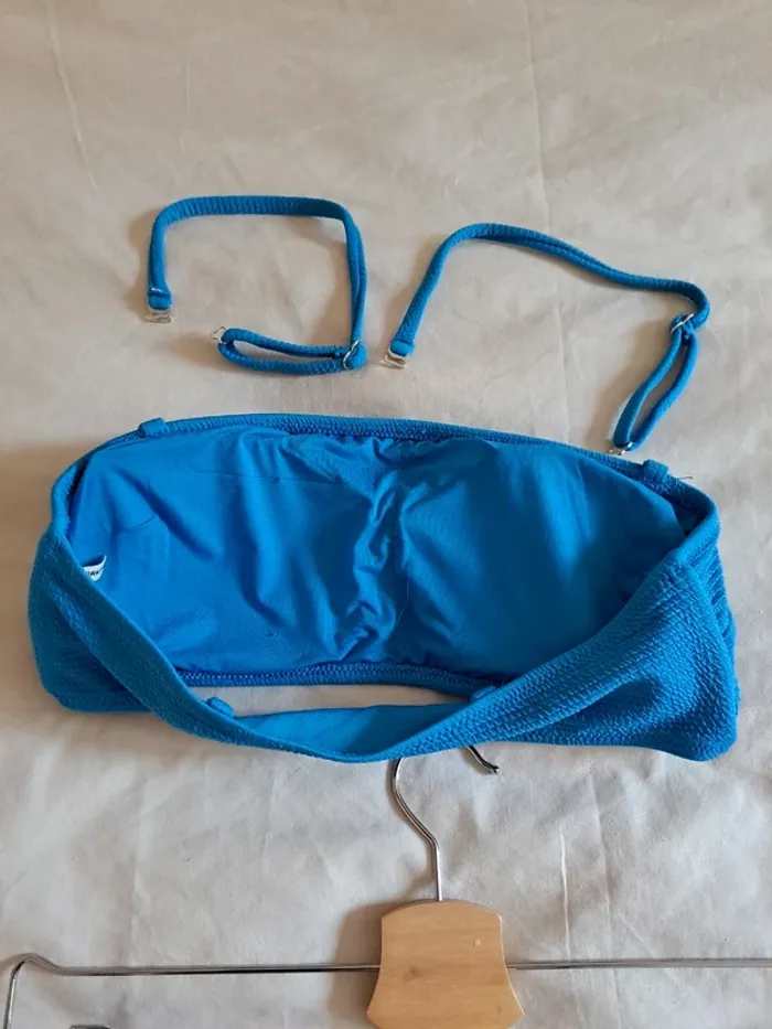 Maillot de bain bleu 2 pièces femme - photo numéro 4