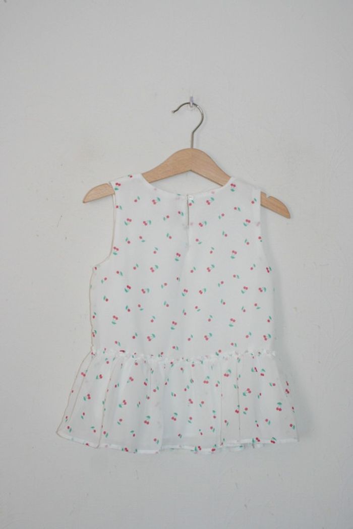Blouse sans manche blanche Lefties 5-6 ans - photo numéro 4