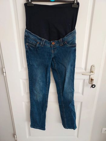 Jeans bleu maternité