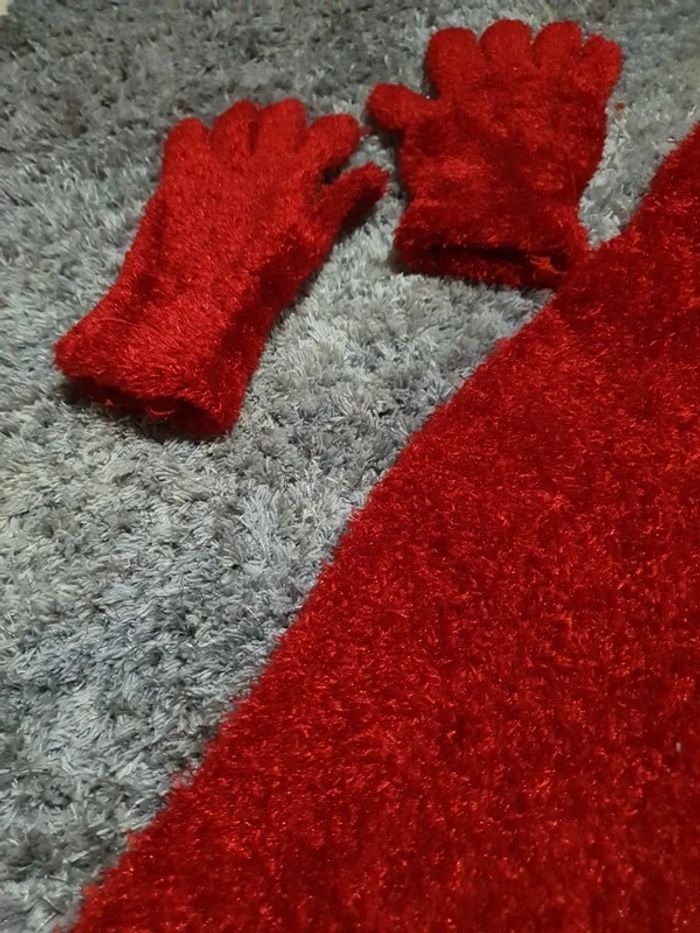 Ensemble écharpe et ses gants - photo numéro 2