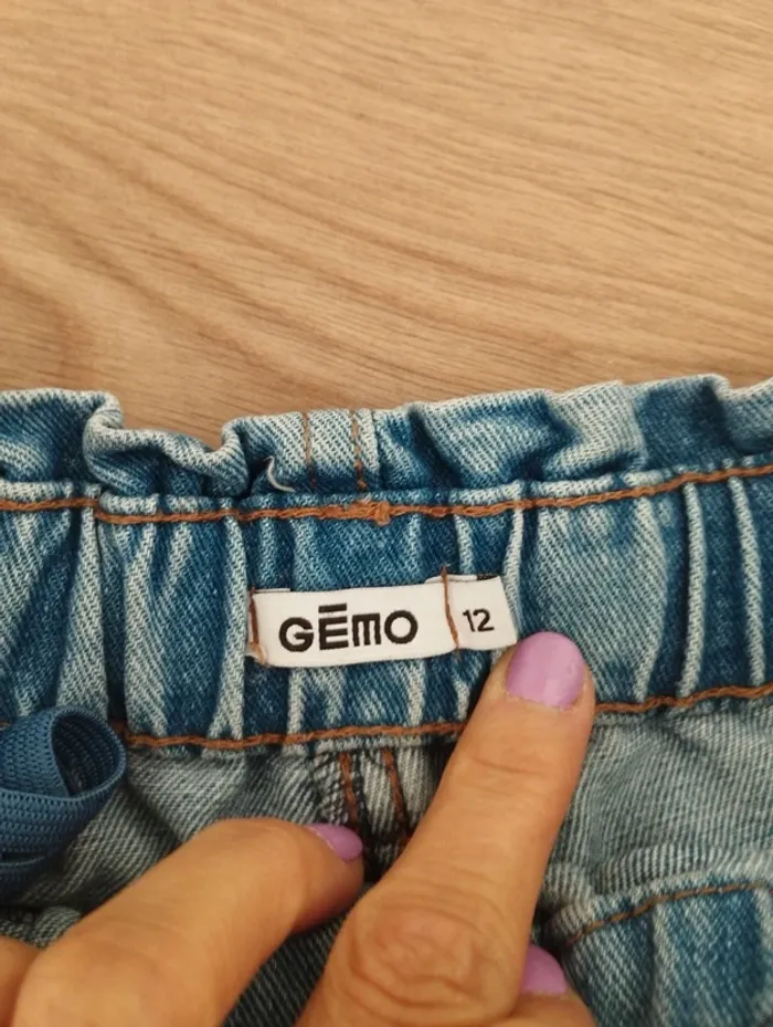 Short en jean Gémo 12 ans - photo numéro 3