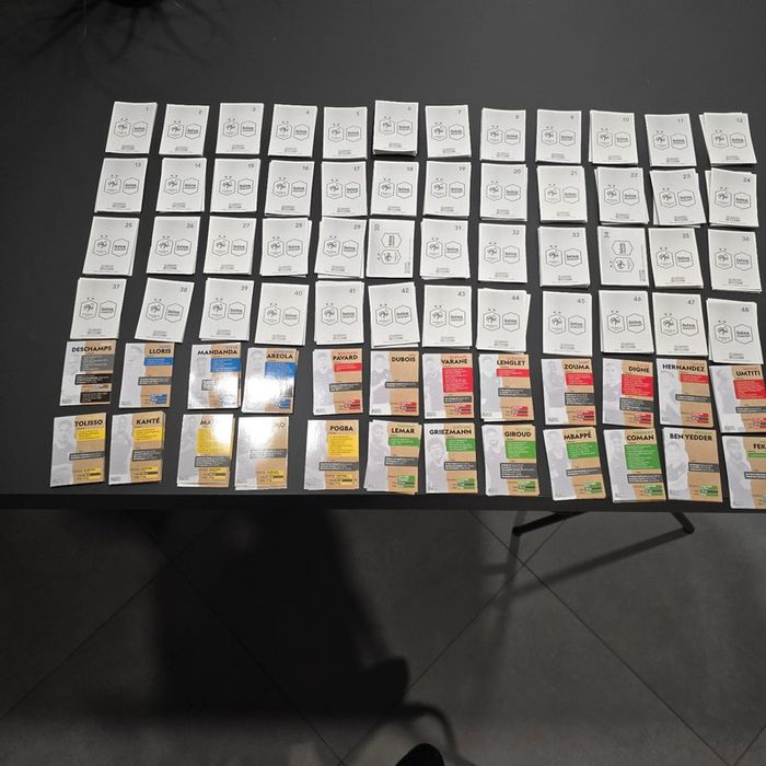 Lot 72 cartes de football Panina et intermarché - photo numéro 15