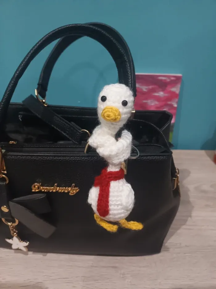 Attache sac amigurimi oie neuf - photo numéro 4
