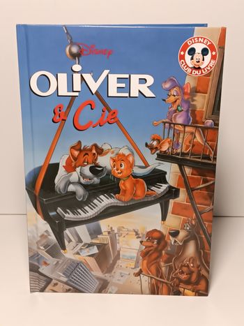 Livre Disney club du livre Oliver et compagnie