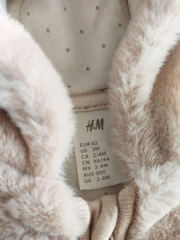 Combi-pilote H&M combinaison bébé Naissance 2 - 4 mois / 62 cm - photo numéro 6