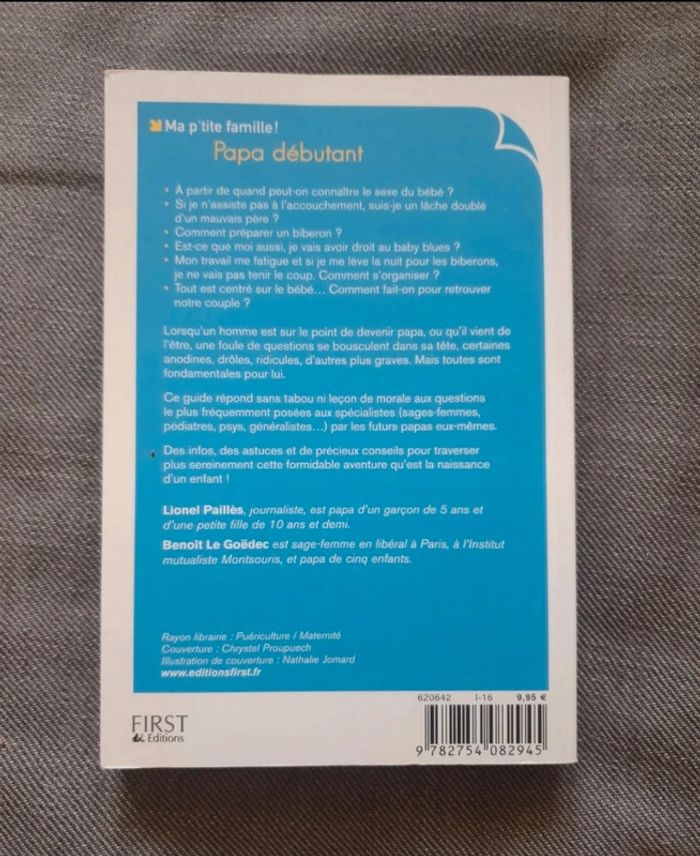 Livre papa débutant first - photo numéro 2
