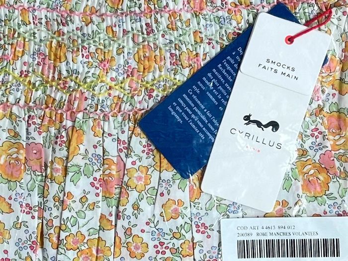 Robe de cérémonie Jade en Liberty Felicité jaune Cyrillus T-12 ans - photo numéro 4