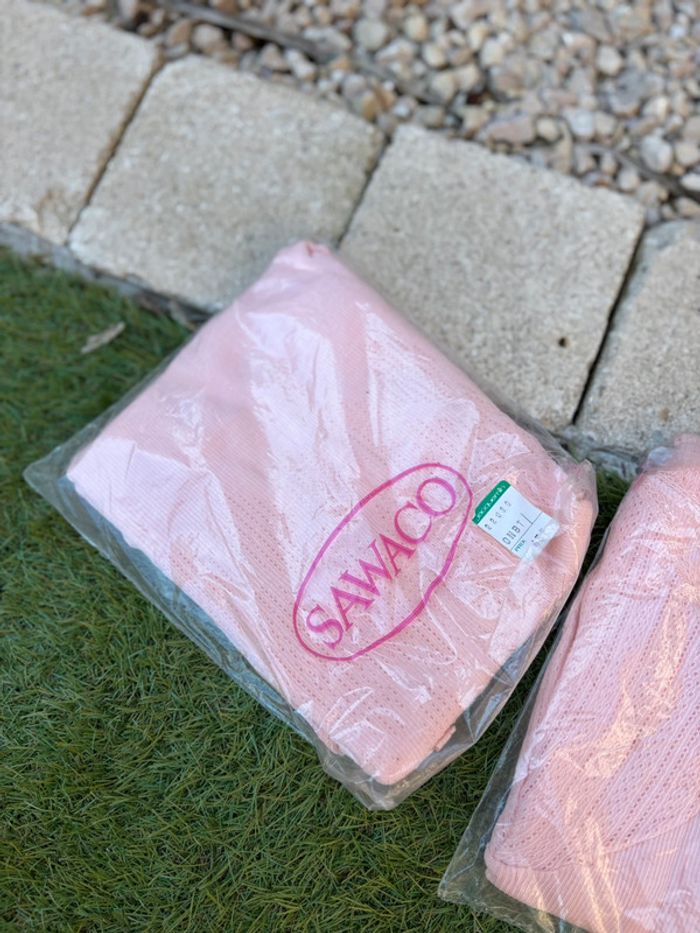 Lot de 2 débardeur SAWACO 100% coton - rose pale - neuf dans l’emballage - taille 52 - photo numéro 4